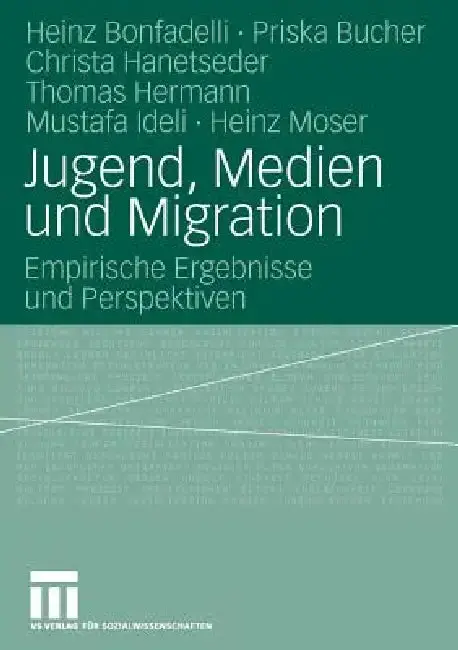 Cover of Jugend, Medien Und Migration