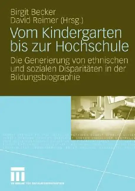 Cover of Vom Kindergarten Bis Zur Hochschule