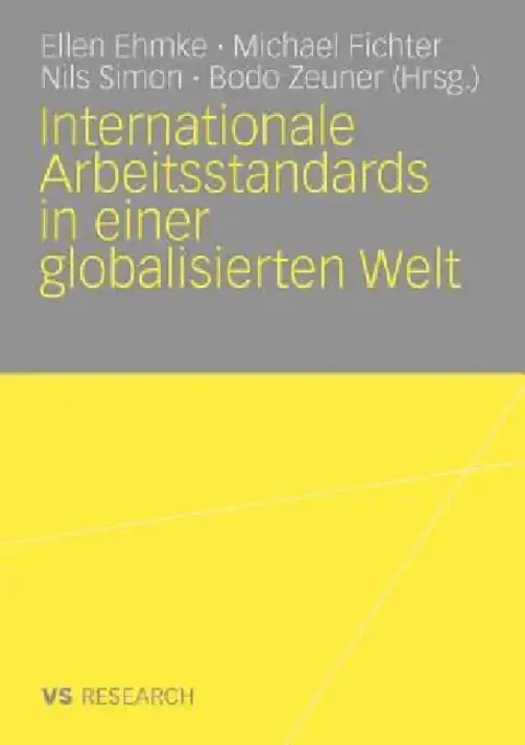 Cover of Internationale Arbeitsstandards in Einer Globalisierten Welt