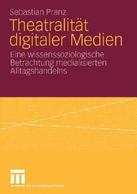 Cover of Theatralität Digitaler Medien