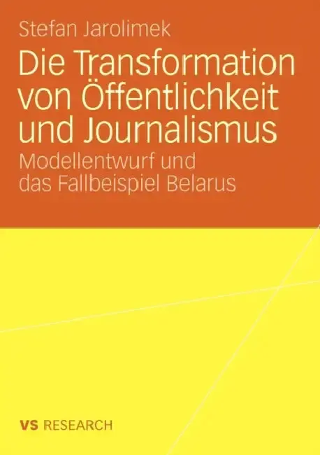 Cover of Die Transformation Von Öffentlichkeit Und Journalismus
