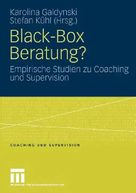 Cover of Black-Box Beratung?