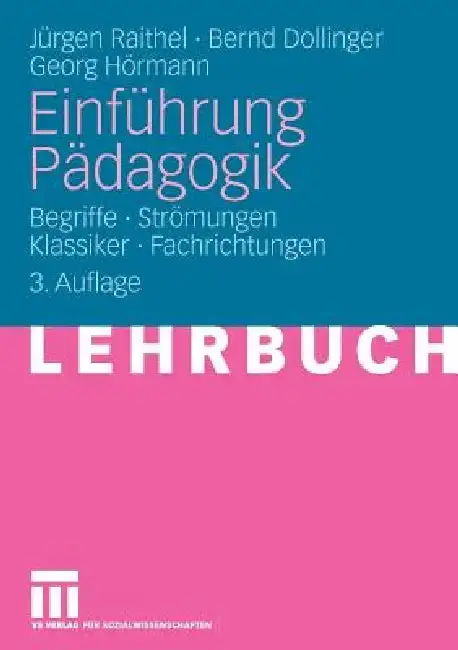 Cover of Einführung Pädagogik