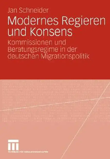Cover of Modernes Regieren Und Konsens