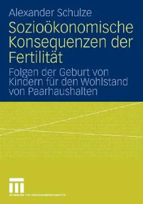 Cover of Sozioökonomische Konsequenzen Der Fertilität