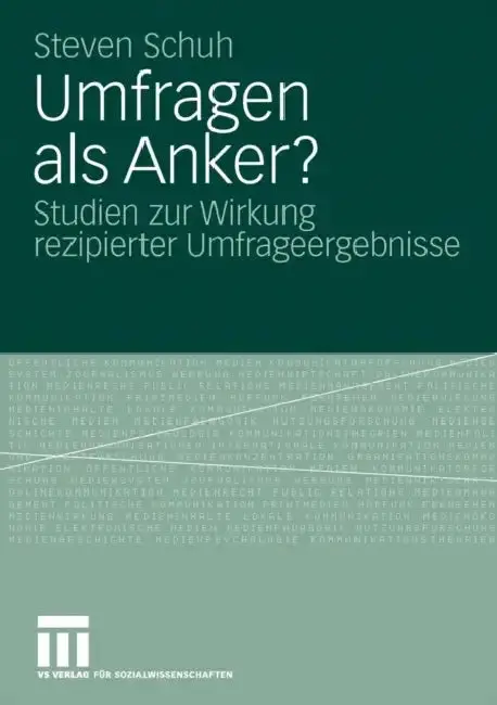 Cover of Umfragen ALS Anker?