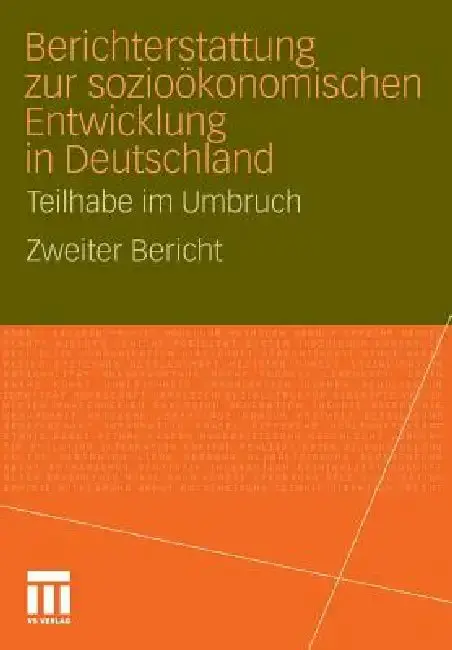 Cover of Berichterstattung Zur Sozio-Ökonomischen Entwicklung in Deutschland - Teilhabe Im Umbruch