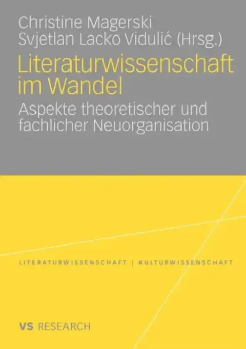 Cover of Literaturwissenschaft Im Wandel