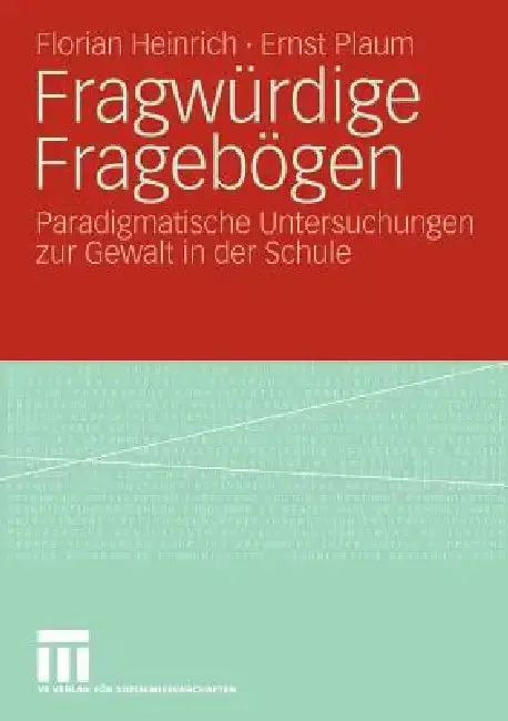 Cover of Fragwürdige Fragebögen