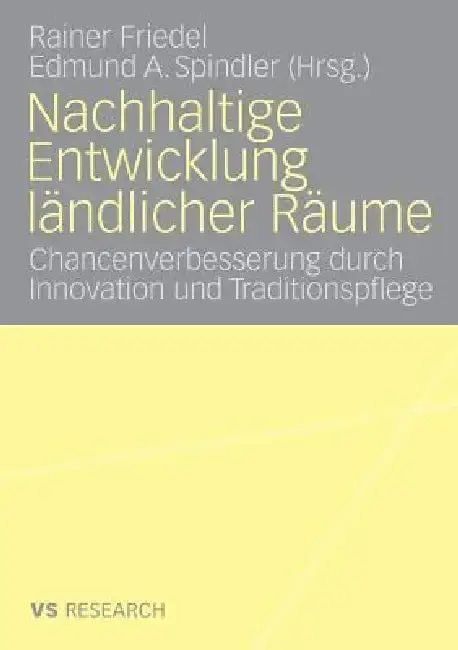 Cover of Nachhaltige Entwicklung Ländlicher Räume