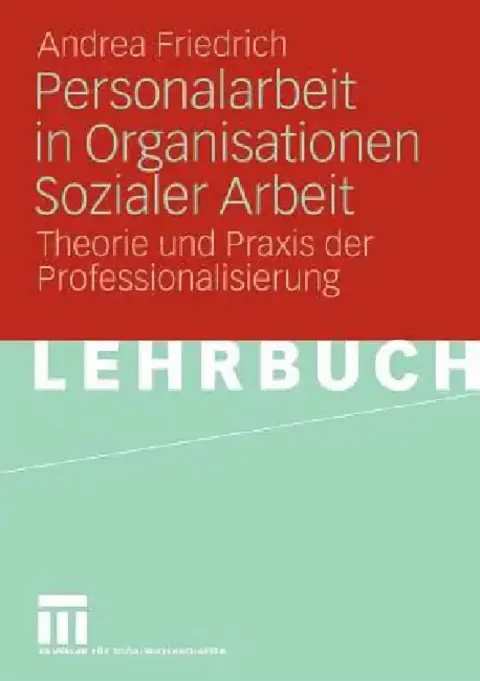 Cover of Personalarbeit in Organisationen Sozialer Arbeit