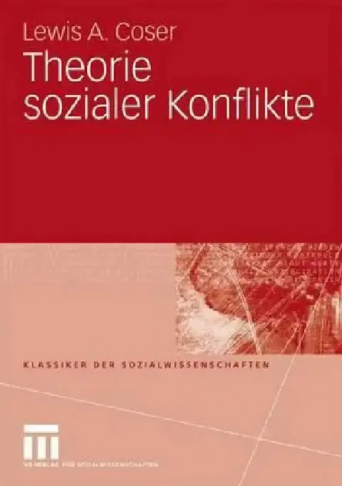 Cover of Theorie Sozialer Konflikte