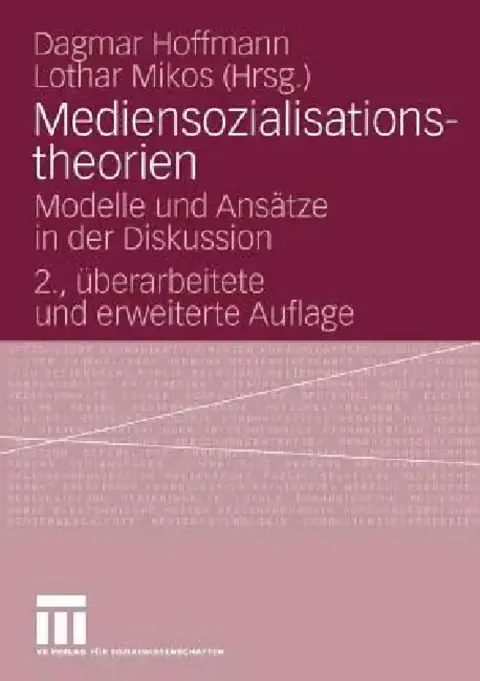 Cover of Mediensozialisationstheorien
