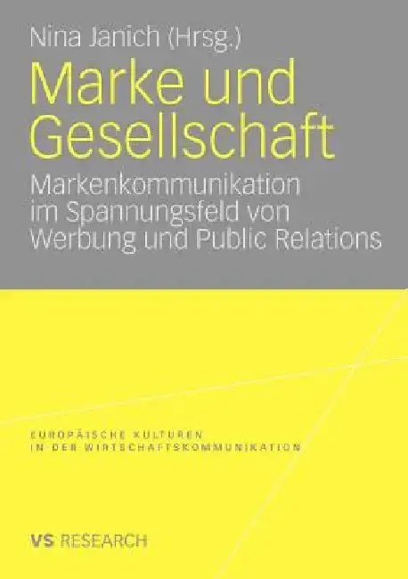 Cover of Marke Und Gesellschaft