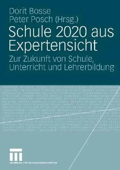 Cover of Schule 2020 Aus Expertensicht