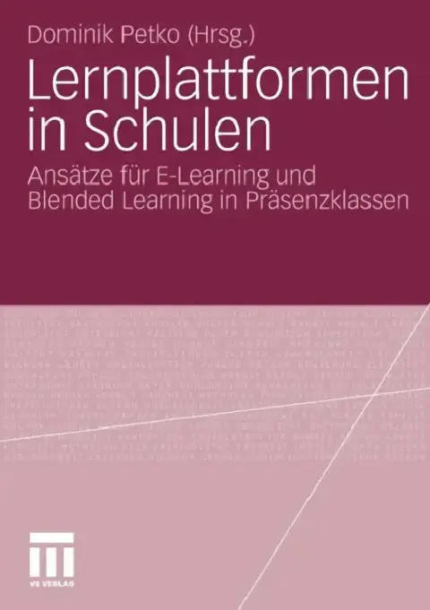 Cover of Lernplattformen in Schulen