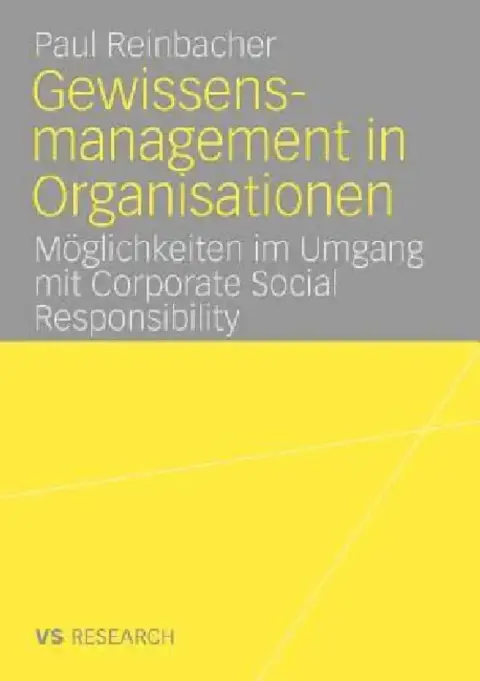 Cover of Gewissensmanagement in Organisationen