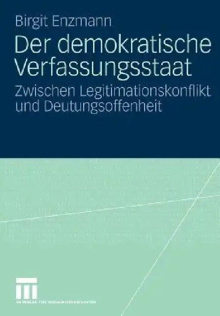 Cover of Der Demokratische Verfassungsstaat