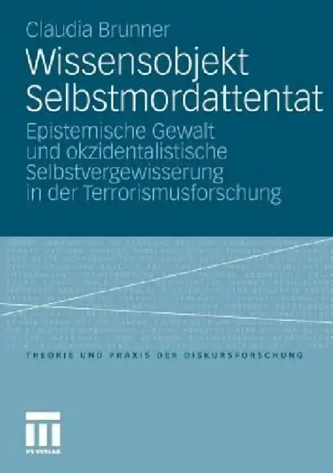 Cover of Wissensobjekt Selbstmordattentat