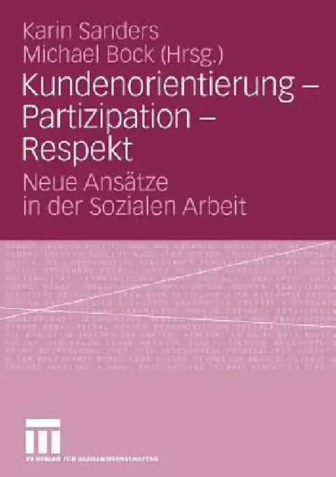 Cover of Kundenorientierung - Partizipation - Respekt