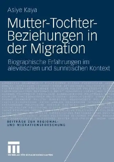 Cover of Mutter-Tochter-Beziehungen in Der Migration