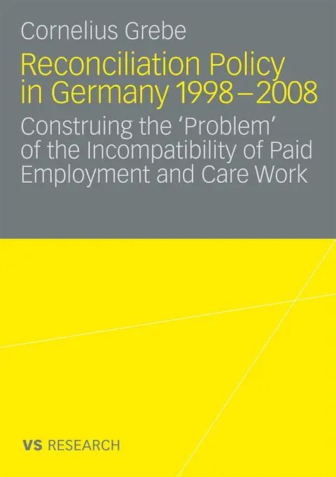 Cover of Reconciliation Policy in Germany 1998-2008
