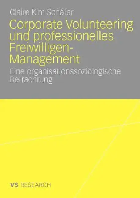 Cover of Corporate Volunteering Und Professionelles Freiwilligen-Management