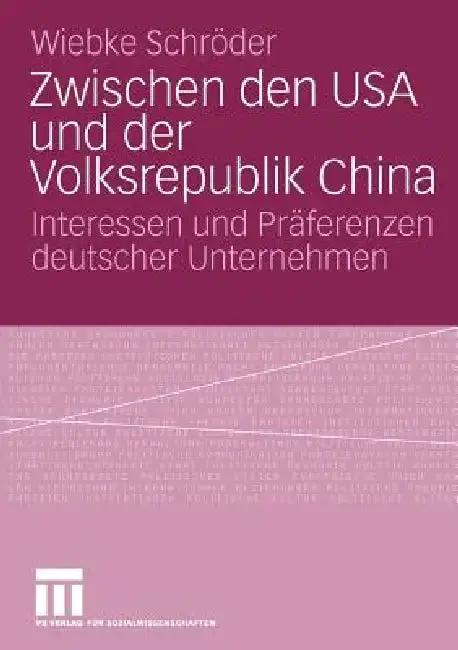 Cover of Zwischen Den USA Und Der Volksrepublik China