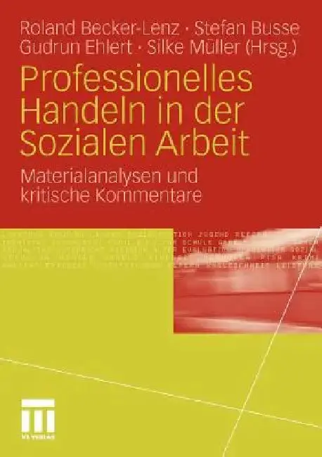 Cover of Professionelles Handeln in Der Sozialen Arbeit