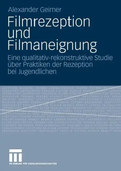 Cover of Filmrezeption Und Filmaneignung