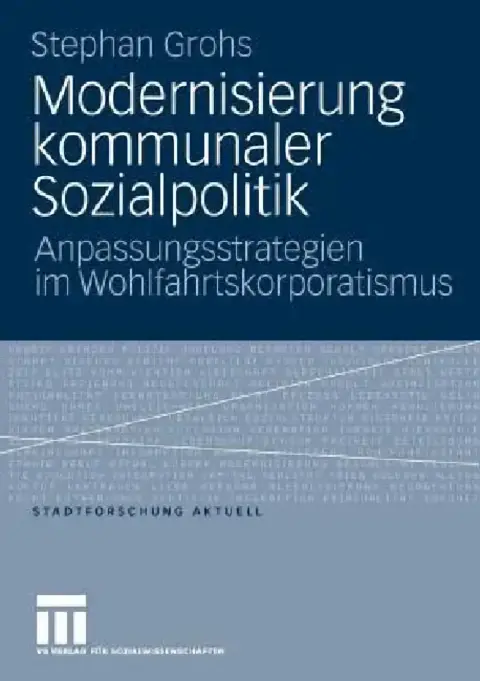 Cover of Modernisierung Kommunaler Sozialpolitik