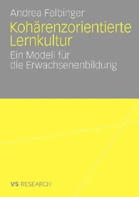 Cover of Kohärenzorientierte Lernkultur