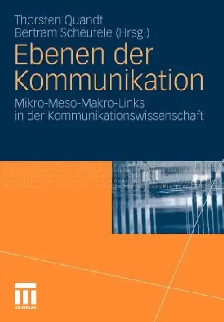 Cover of Ebenen Der Kommunikation