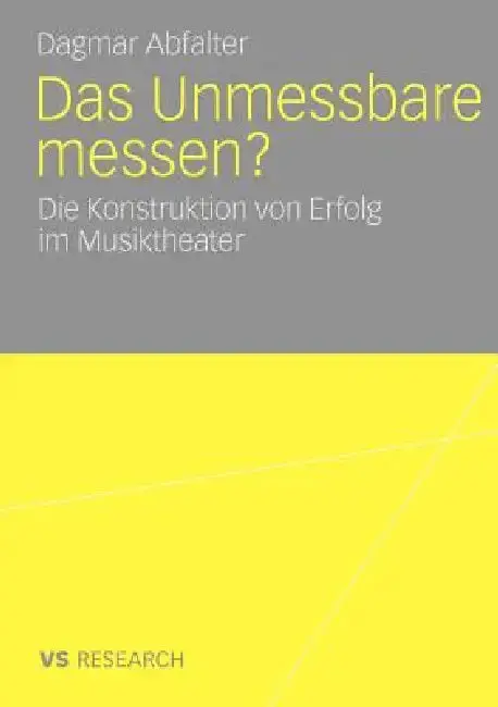 Cover of Das Unmessbare Messen?