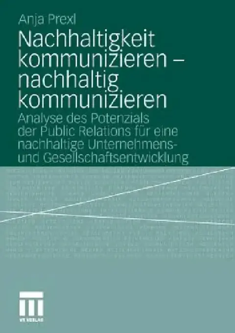 Cover of Nachhaltigkeit Kommunizieren - Nachhaltig Kommunizieren