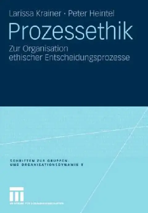 Cover of Prozessethik