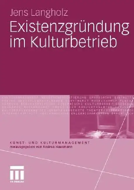Cover of Existenzgründung Im Kulturbetrieb