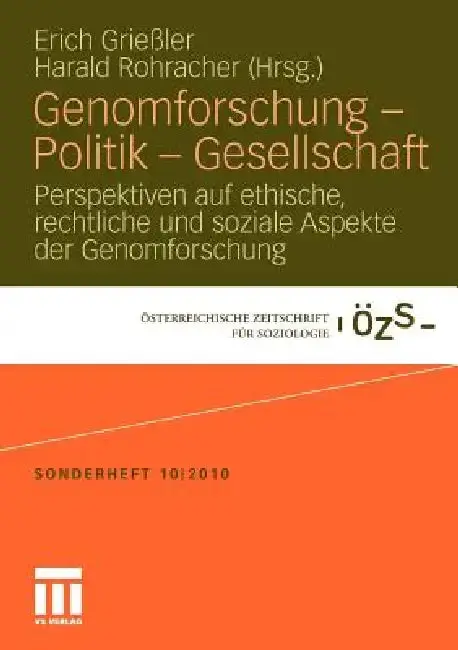 Cover of Genomforschung - Politik - Gesellschaft