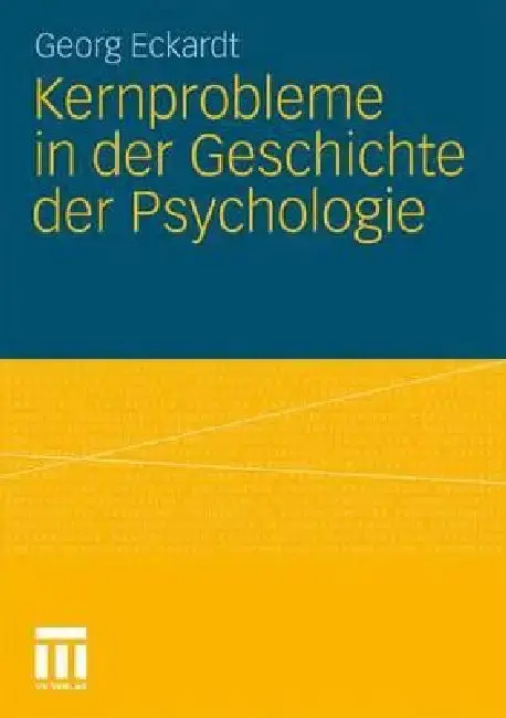 Cover of Kernprobleme in Der Geschichte Der Psychologie