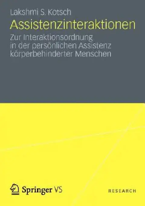 Cover of Assistenzinteraktionen