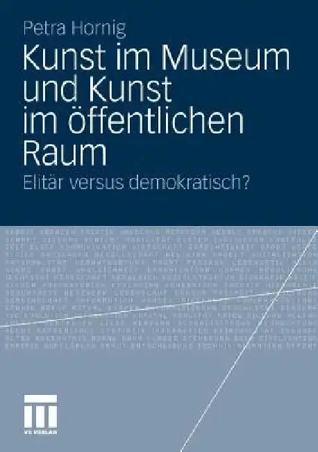 Cover of Kunst Im Museum Und Kunst Im Öffentlichen Raum
