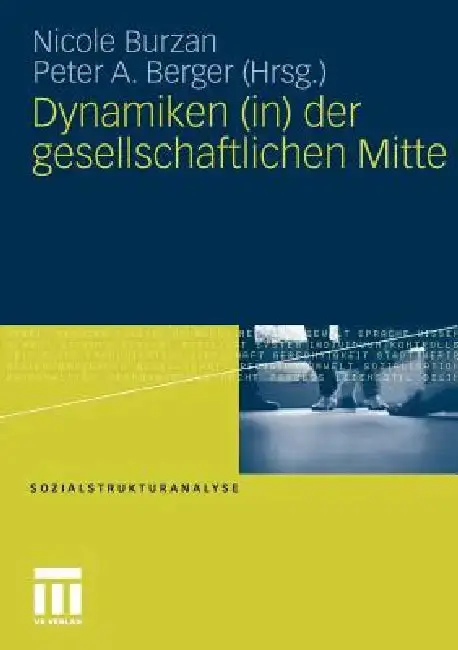 Cover of Dynamiken (In) Der Gesellschaftlichen Mitte