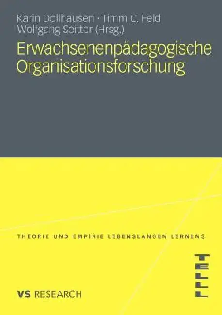 Cover of Erwachsenenpädagogische Organisationsforschung