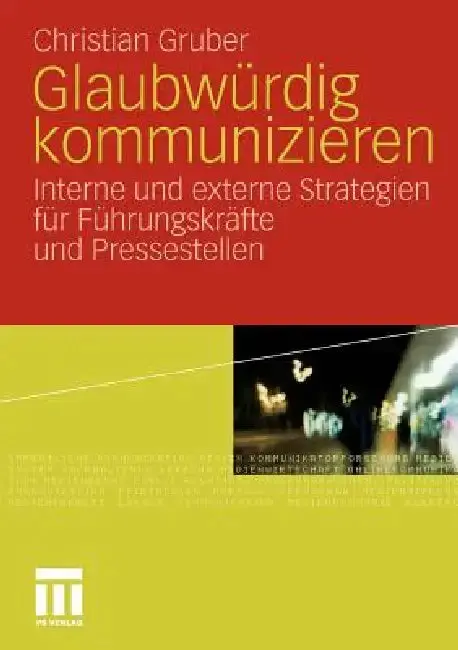 Cover of Glaubwürdig Kommunizieren