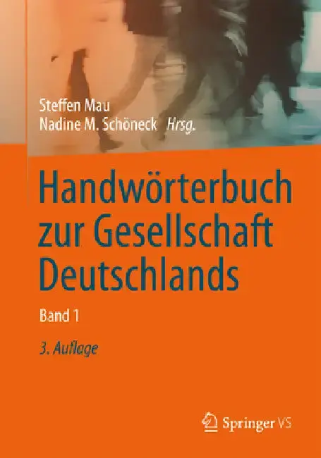 Cover of Handwörterbuch Zur Gesellschaft Deutschlands