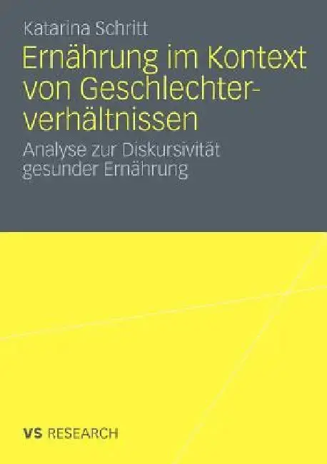 Cover of Ernährung Im Kontext Von Geschlechterverhältnissen