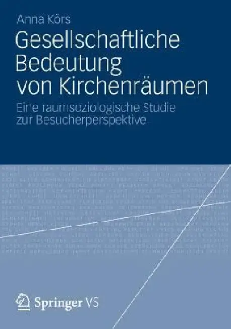 Cover of Gesellschaftliche Bedeutung Von Kirchenräumen