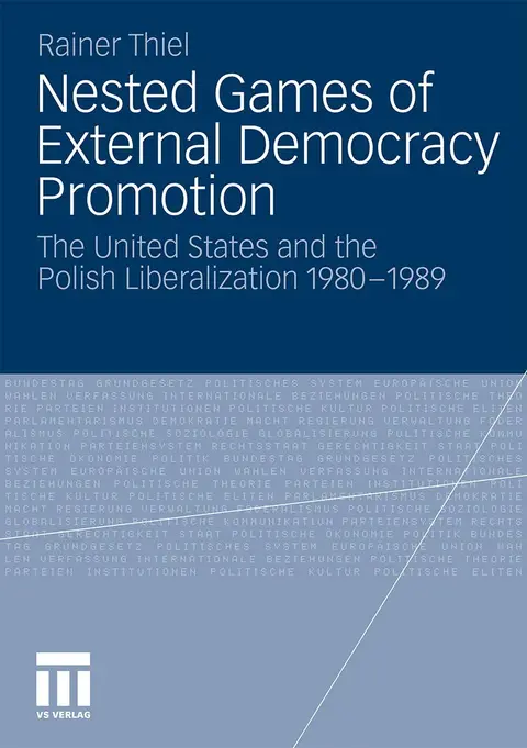 Cover of Nested Games of External Democracy Promotion