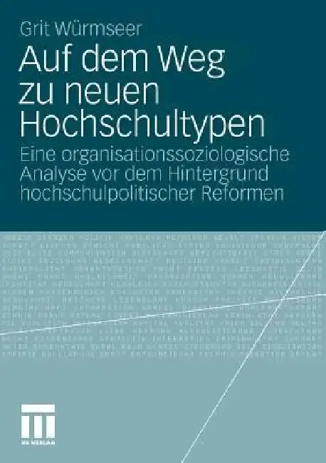 Cover of Auf Dem Weg Zu Neuen Hochschultypen