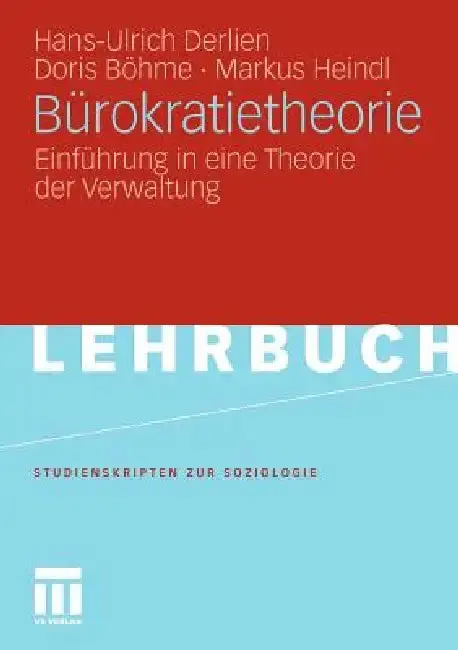 Cover of Bürokratietheorie